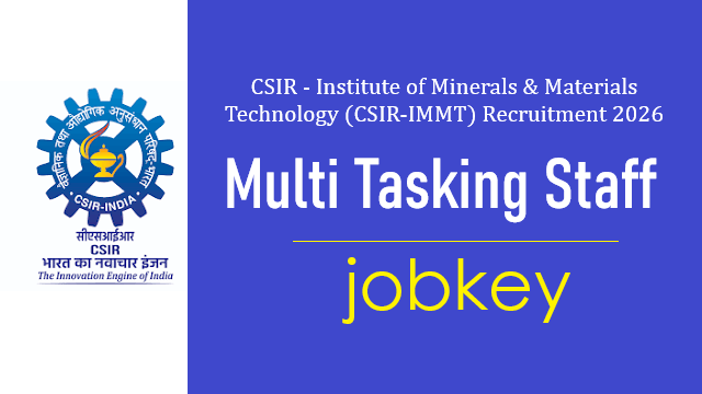 CSIR Multi Tasking Staff MTS Online Form 2026-jobkey